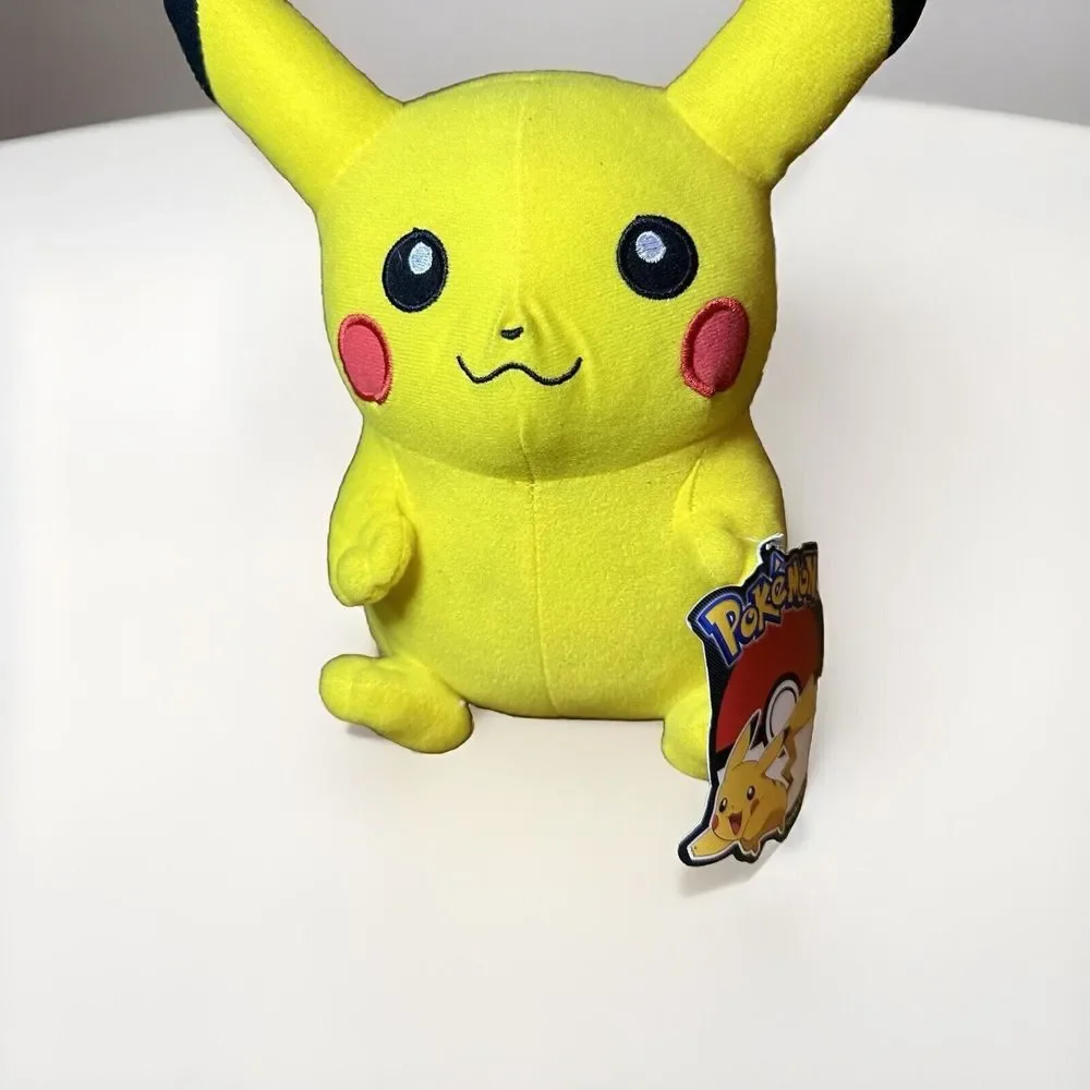 Pokeman Pikachu‎ 14 in 2021 Plush Stuffed Sitting Toy Factory Nintendo